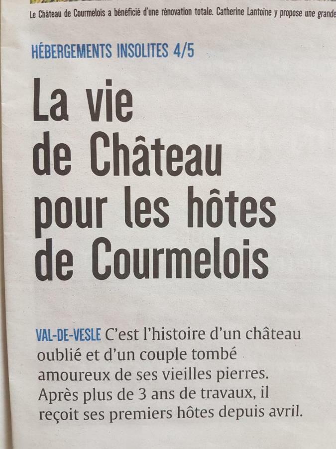 Chateau De Courmelois Champagne Guest House Val de Vesle Eksteriør billede